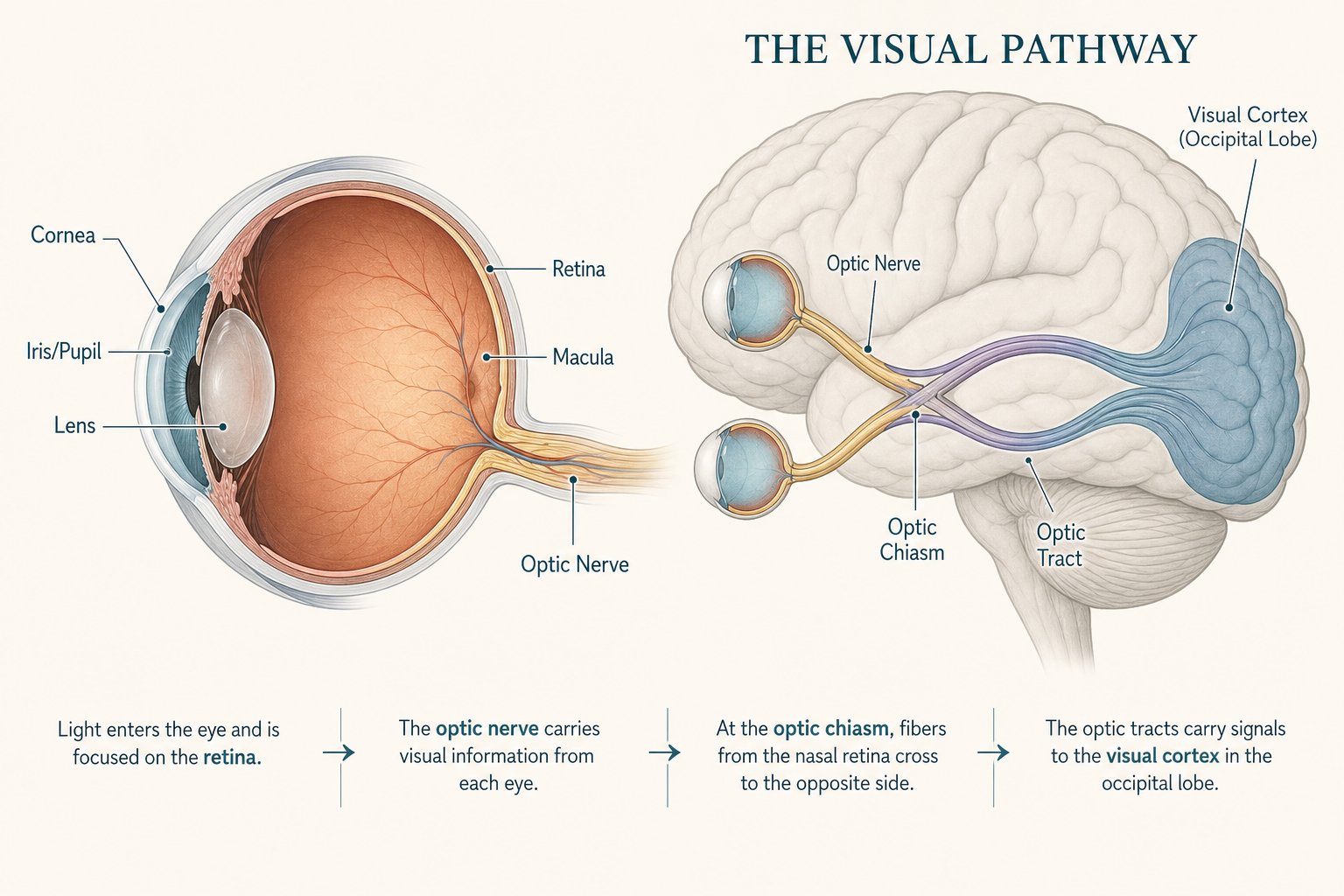 Visual anatomy — the structures behind the function